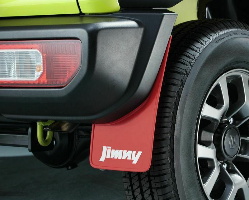 Exterior Protection | Mudflap Set – Rear, Flexible – Red Exterior Accessories Exterior Protection