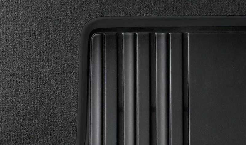 Floor Mats | Genuine All-Weather Rubber Rear Car Floor Mats Black Floor Mats Floor Mats