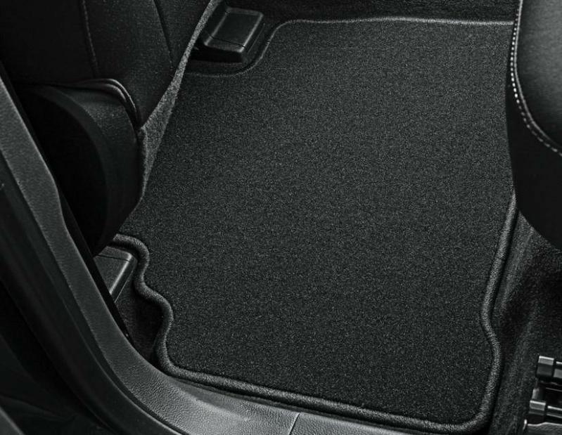 Floor Mats | Velour Floor Mats Rear 2Nd Row, Black Floor Mats Floor Mats